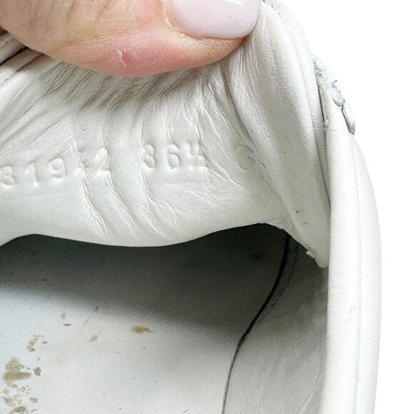 Gucci Ace embroidered bee white leather sneakers womens size 36.5 6.5 - Picture 13 of 16